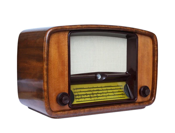 Antique tube radio — Stock Photo, Image