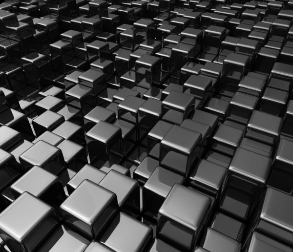 Fekete dobozok háttere — Stock Fotó