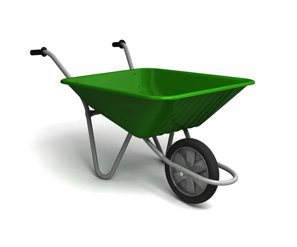 Garden wheelbarrow — Stock Photo, Image