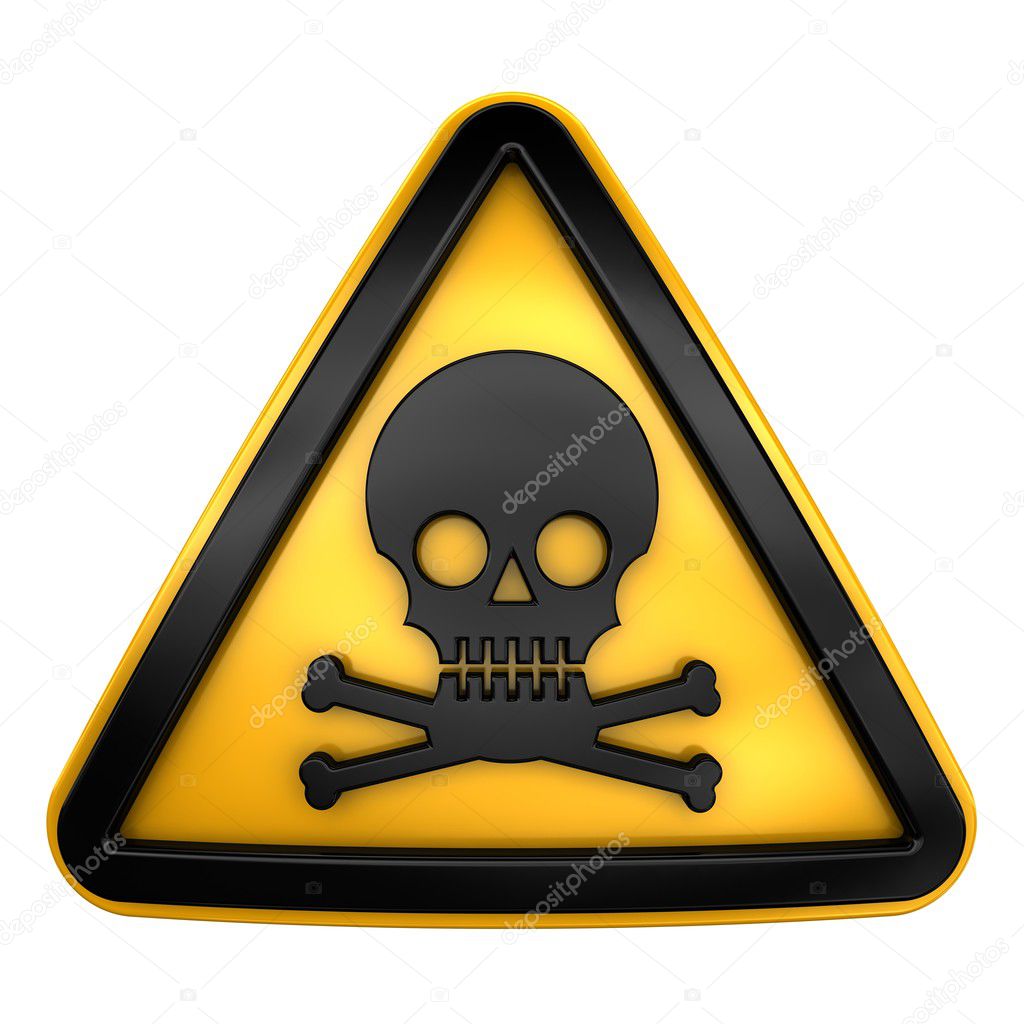 Skull poison warning