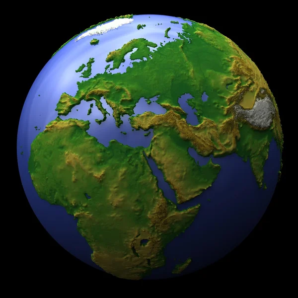 木卫二行星地球 — 图库照片