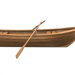 Small rowing boat on white Stock Photo by ©Smileus 11915482