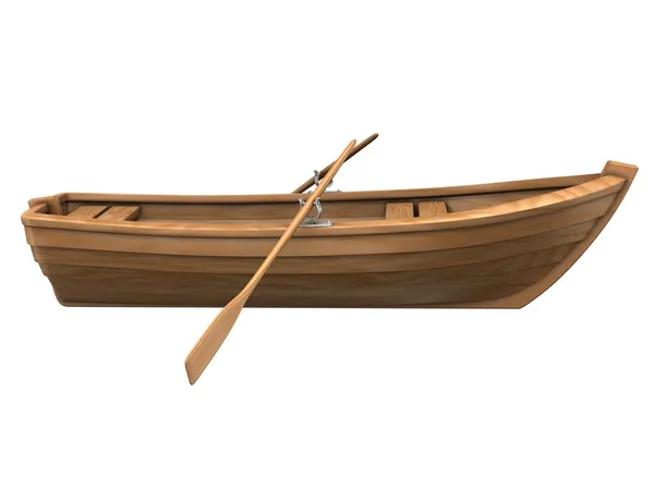 Wood boat — Stock Photo, Image