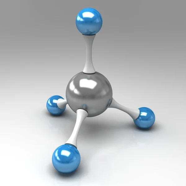 Metán molekula — Stock Fotó