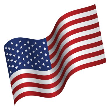 American flag clipart