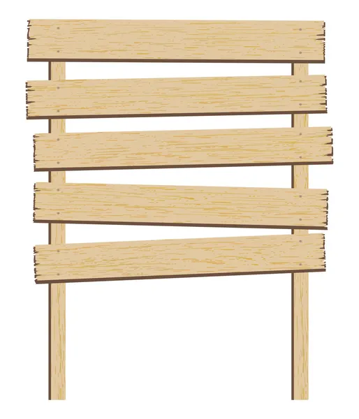 Vecchio segno di legno — Vettoriale Stock