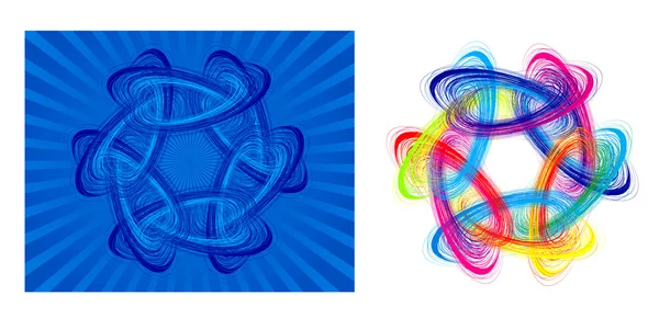 Swirl кольором тла — стоковий вектор