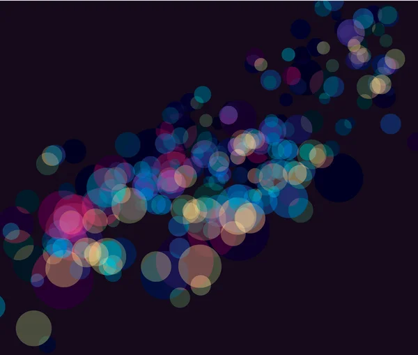 Multi color Bokeh luces de fondo — Archivo Imágenes Vectoriales