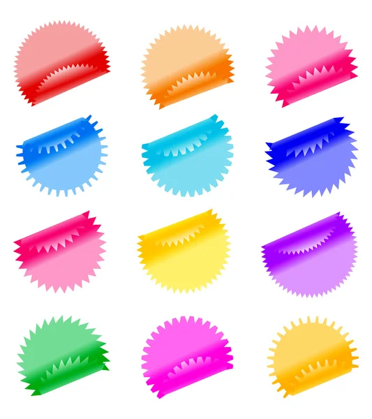 Labels badges and stickers — Stock Vector