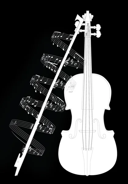 Violin — Stock vektor
