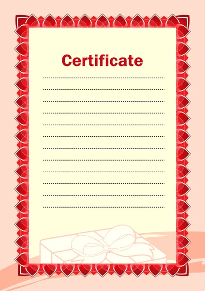 Certificat — Image vectorielle