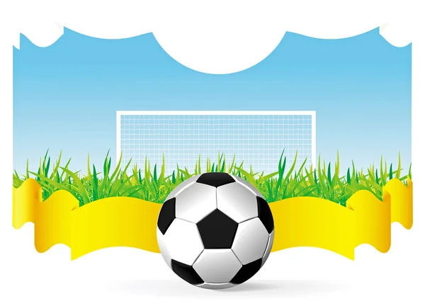 Vektor fotboll bakgrund — Stock vektor