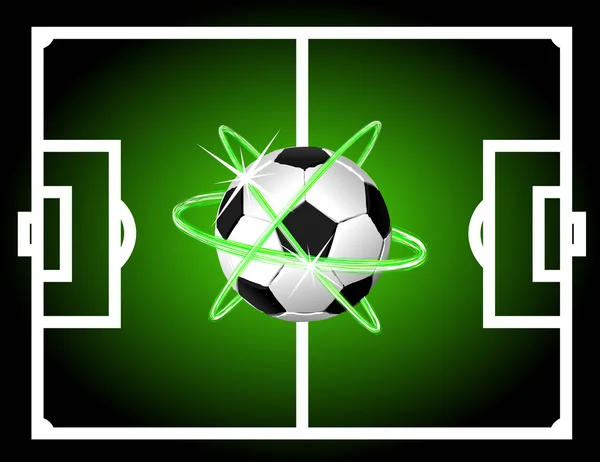 Vektor Fußball Hintergrund — Stockvektor