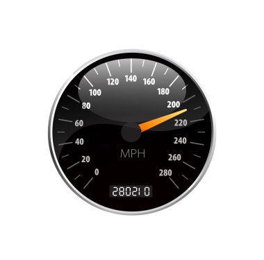 Speedometer vector illustration clipart