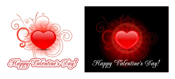 Fond cardiaque pour valentine — Image vectorielle