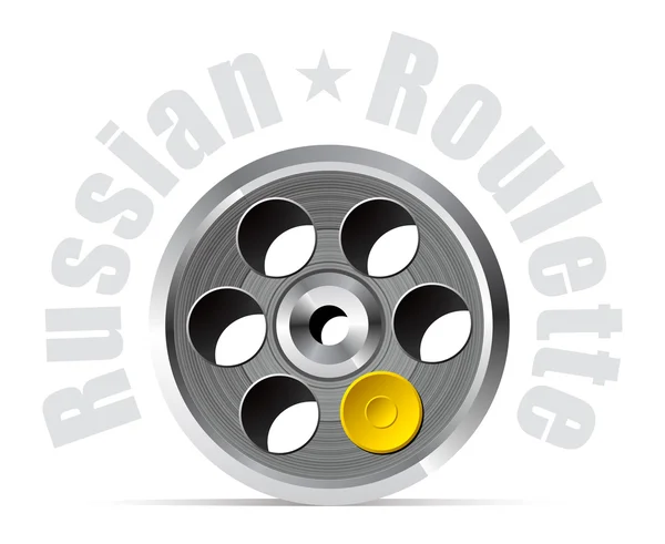 Roulette russe — Image vectorielle