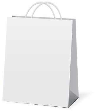 Vector shopping paper bags clipart