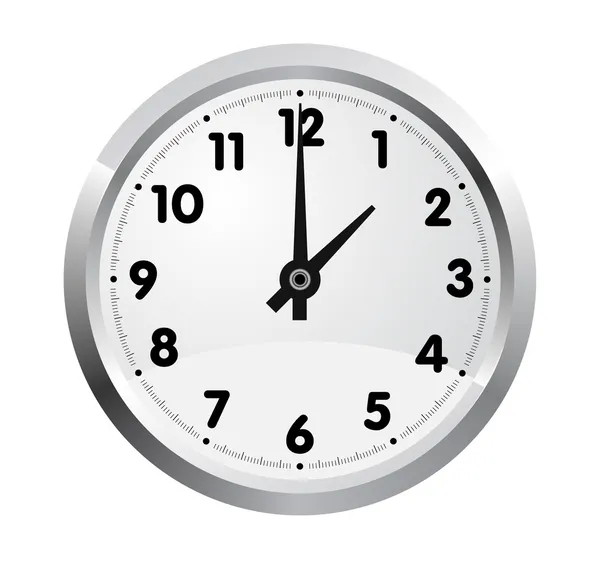 Office clock. Vector — Stock Vector