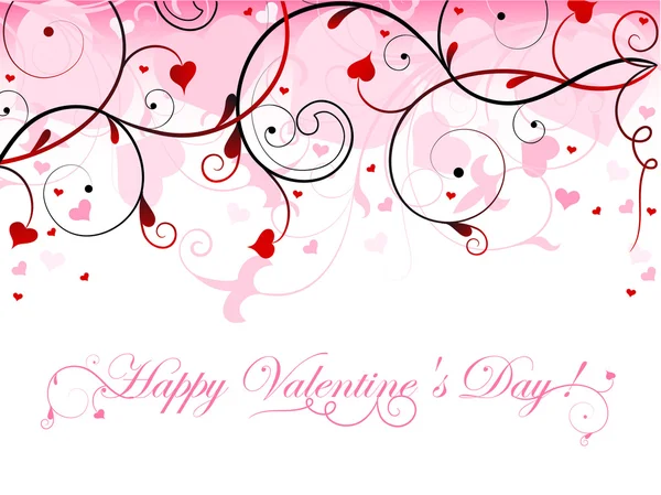 Beautiful valentine card — Stock Vector