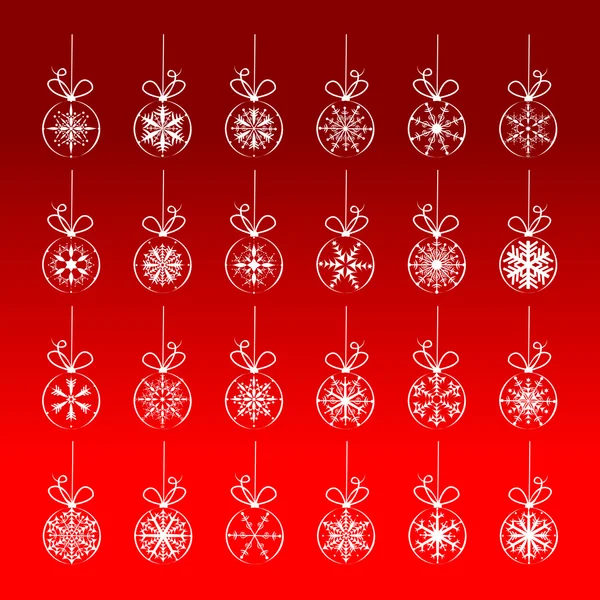 Set de decoración de Navidad — Archivo Imágenes Vectoriales