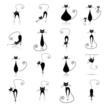 Black Cat Cartoon Free Vector Eps Cdr Ai Svg Vector Illustration Graphic Art