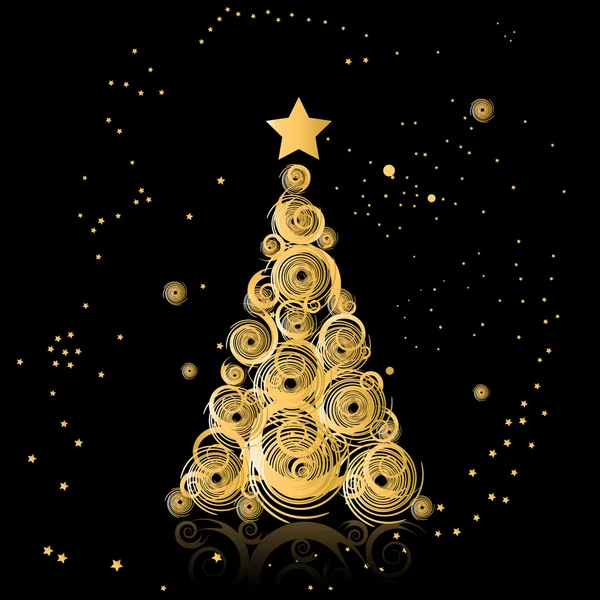 Arbre de Noël belle — Image vectorielle