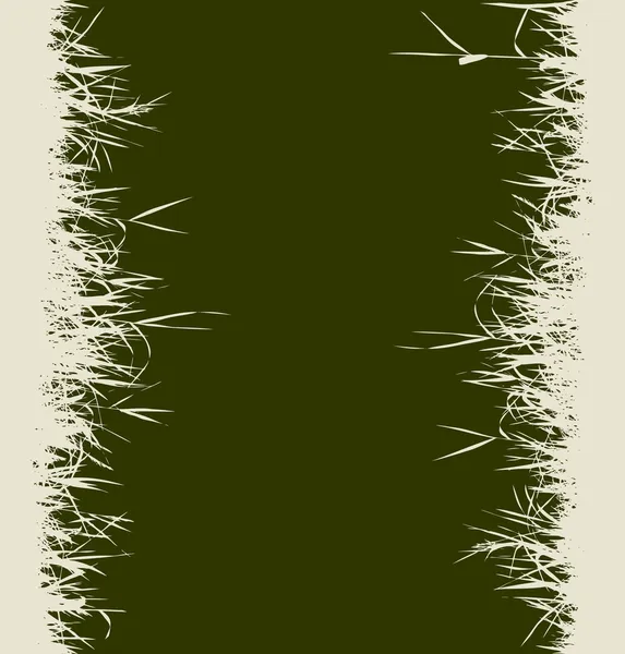 Травяной силуэт — стоковый вектор