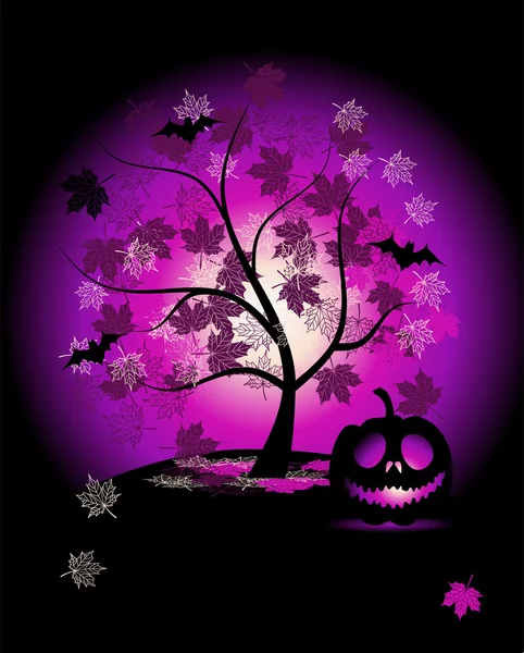 Halloween pompoenen illustratie — Stockvector