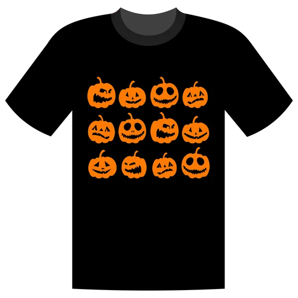 Vacaciones de Halloween, diseño de camiseta — Vector de stock