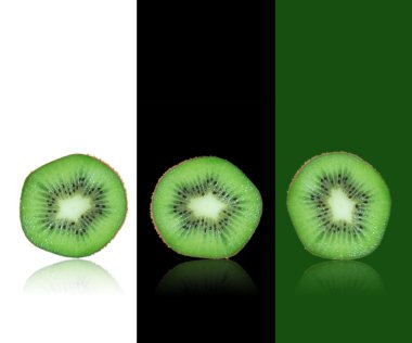 Yeşil kiwi arka plan