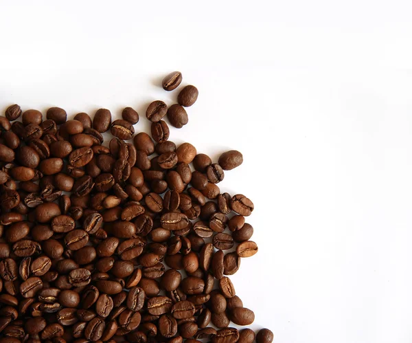 stock image Coffee beans on white background