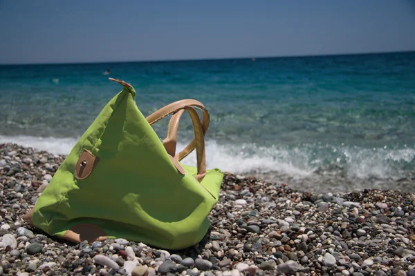 stock image Beach bag, summer holiday dreams