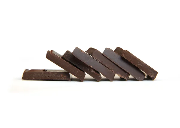 Haufen Schokolade — Stockfoto