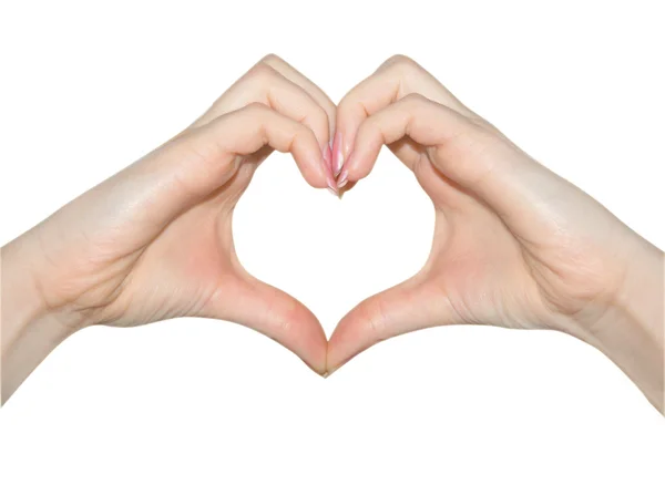 Love, hands of heart shape — Stock Photo, Image