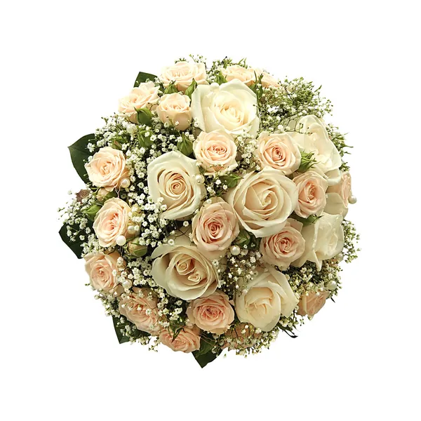 Wedding bouquet isolated on white — Stock Photo, Image