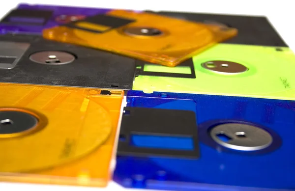 Several diskettes — Stock Photo, Image