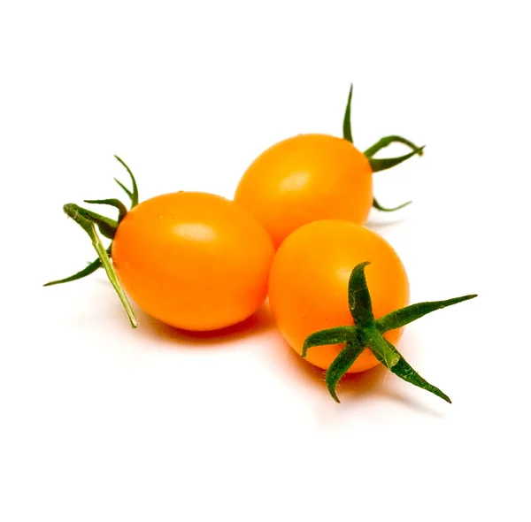 Повредить желтые помидоры — стоковое фото