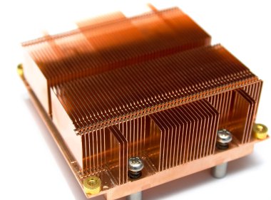 bir bilgisayarın soğutucu radyatör