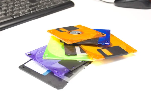 Several diskettes — Stock Photo, Image