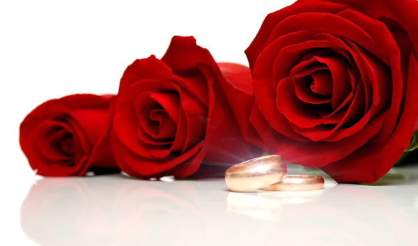 Anéis de casamento 2 — Fotografia de Stock
