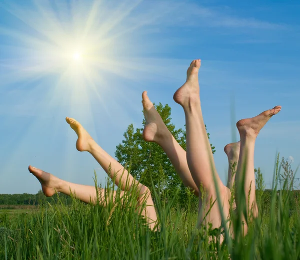 Ноги девушек — стоковое фото