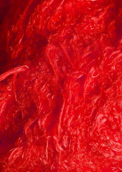Červené husté tkaniny tkaniny — Stock fotografie