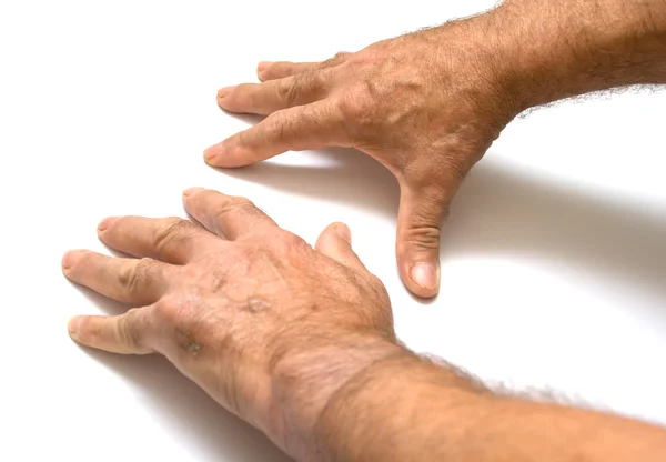 Две мужские руки — стоковое фото