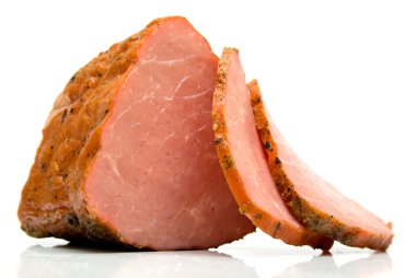 Piece of a ham clipart