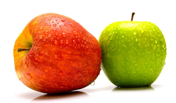 红色和绿色苹果 2 — 图库照片