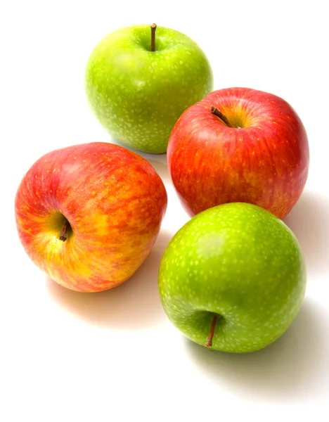 Červená a zelená jablka 3 — Stock fotografie