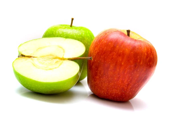 红色和绿色苹果 3 — 图库照片