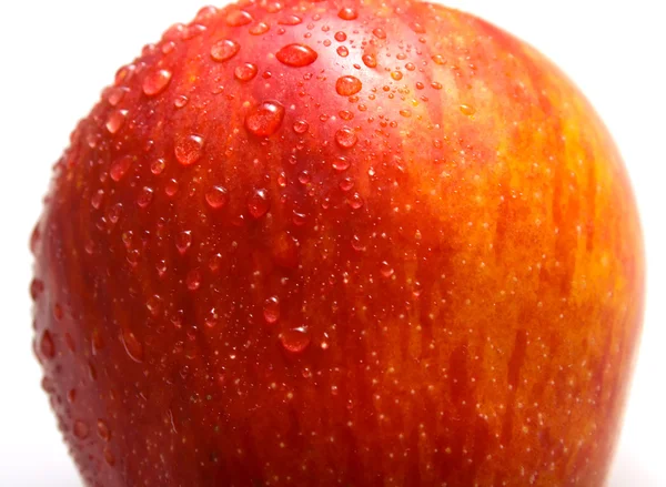 赤いリンゴのフラグメント — ストック写真