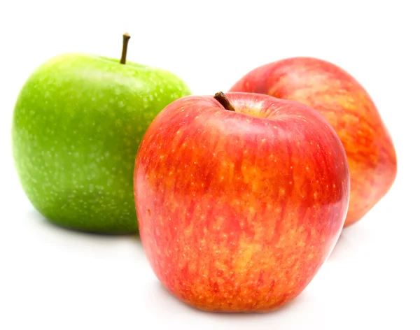 Grüne und rote Äpfel — Stockfoto