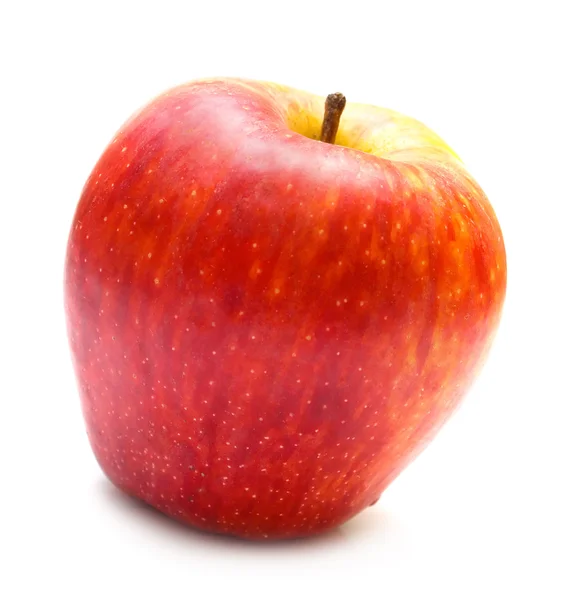 Saftigt rött äpple — Stockfoto